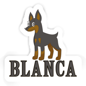 Autocollant Blanca Pinscher Image