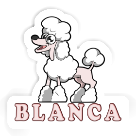 Caniche Autocollant Blanca Image