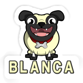 Blanca Autocollant Carlin Image