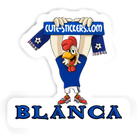 Autocollant Coq Blanca Image