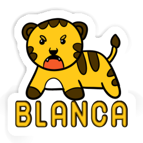 Autocollant Tigre Blanca Image