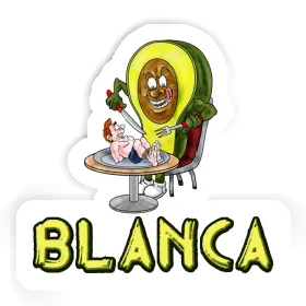 Blanca Autocollant Avocat Image