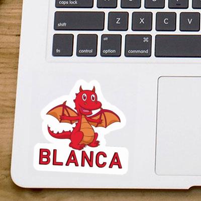 Aufkleber Baby-Drache Blanca Aufkleber Baby-Drache Blanca Image