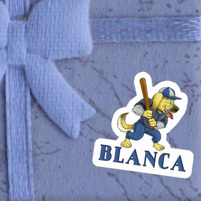 Chien Autocollant Blanca Laptop Image