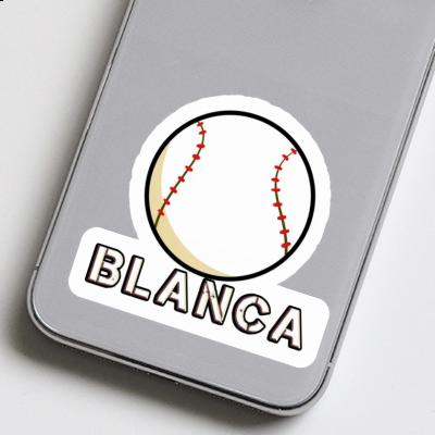 Blanca Sticker Baseball Notebook Image