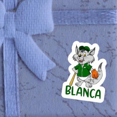 Blanca Autocollant Chat de baseball Laptop Blanca Autocollant Chat de baseball Laptop Image