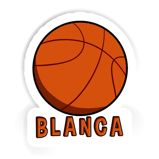 Sticker Basketball Ball Blanca Image