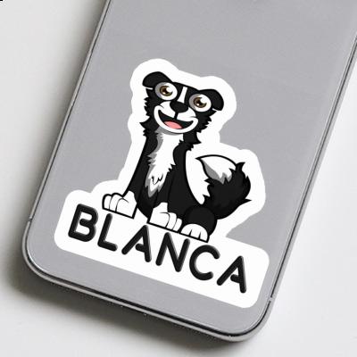 Border Collie Sticker Blanca Gift package Image