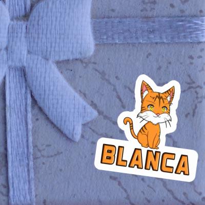 Sticker Cat Blanca Notebook Sticker Cat Blanca Gift package Image