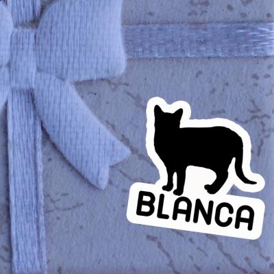 Sticker Cat Blanca Notebook Image