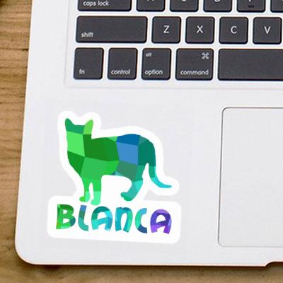 Blanca Autocollant Chat Notebook Image