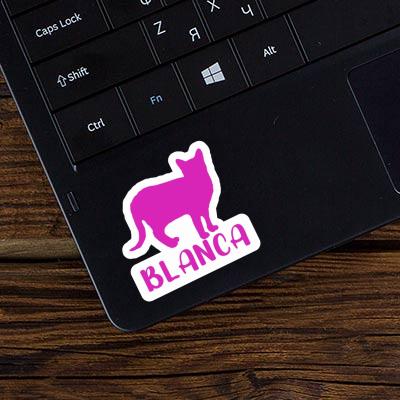 Blanca Autocollant Chat Notebook Blanca Autocollant Chat Gift package Image