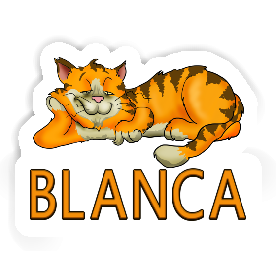 Blanca Autocollant Chat Gift package Image