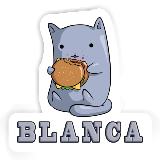 Autocollant Chat Blanca Gift package Image