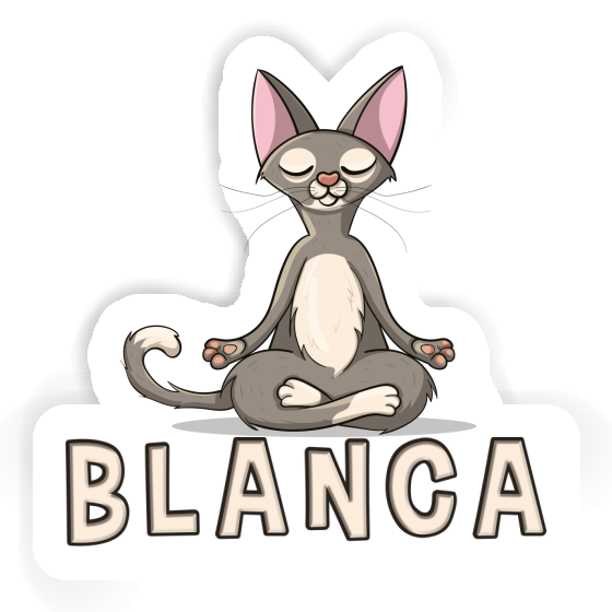 Chat Autocollant Blanca Image