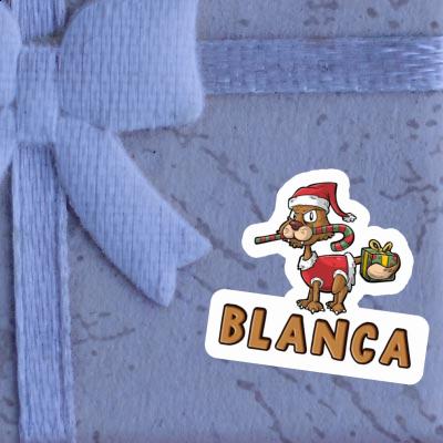 Aufkleber Weihnachtskatze Blanca Image