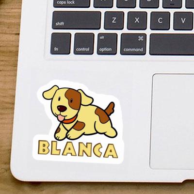 Sticker Dog Blanca Sticker Dog Blanca Image