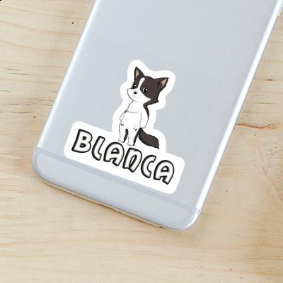 Sticker Blanca Border Collie Image
