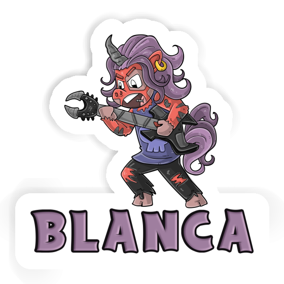 Autocollant Rockeuse Blanca Notebook Image