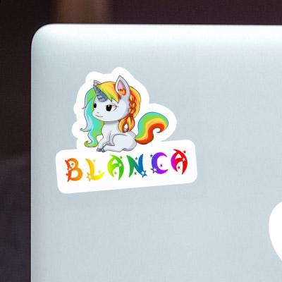 Blanca Autocollant Licorne Notebook Image