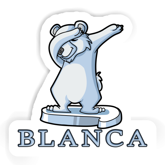 Autocollant Ours Blanca Gift package Image
