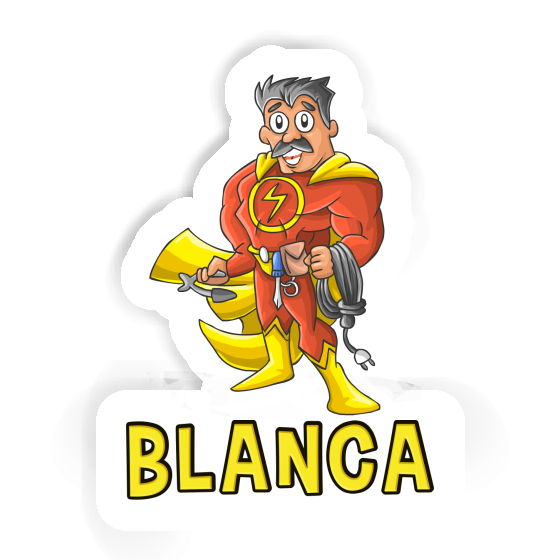 Électricien Autocollant Blanca Notebook Image