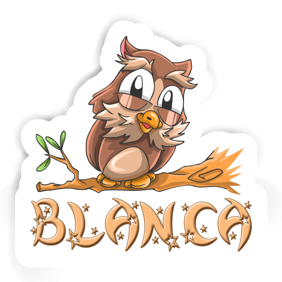 Blanca Aufkleber Eule Laptop Image