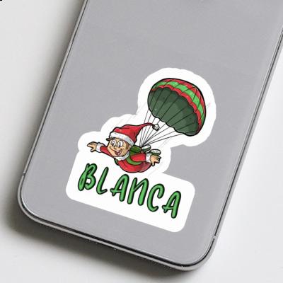 Fallschirmspringer Sticker Blanca Laptop Image