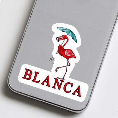 Aufkleber Blanca Flamingo Gift package Image