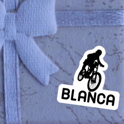 Blanca Autocollant Freeride Biker Blanca Autocollant Freeride Biker Image