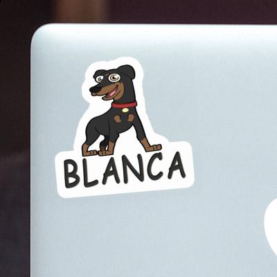 Blanca Sticker Pinscher Laptop Blanca Sticker Pinscher Laptop Image