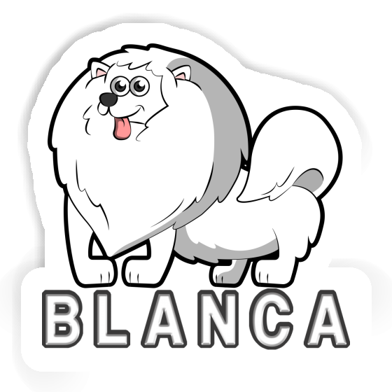 Blanca Autocollant Spitz allemand Gift package Image