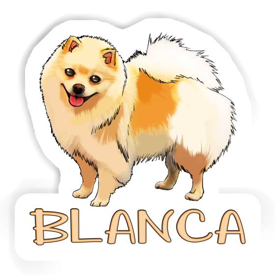 Autocollant Spitz allemand Blanca Notebook Autocollant Spitz allemand Blanca Gift package Image