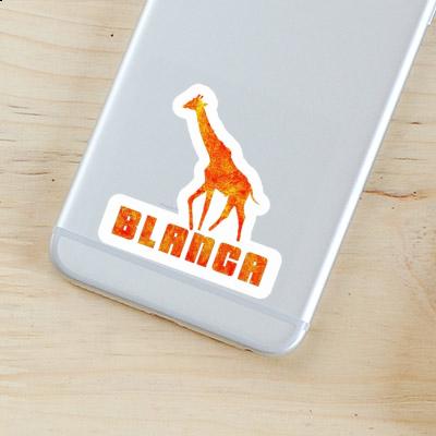 Sticker Giraffe Blanca Notebook Sticker Giraffe Blanca Gift package Image