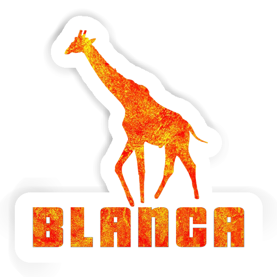 Sticker Giraffe Blanca Notebook Sticker Giraffe Blanca Gift package Image
