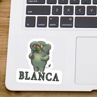 Aufkleber Elefant Blanca Notebook Aufkleber Elefant Blanca Gift package Image