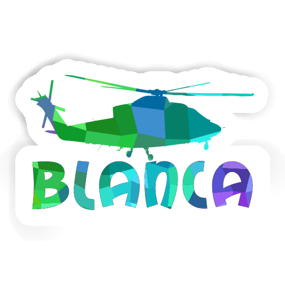 Hélicoptère Autocollant Blanca Hélicoptère Autocollant Blanca Image