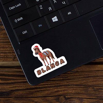 Sticker Christmas Horse Blanca Laptop Sticker Christmas Horse Blanca Laptop Image