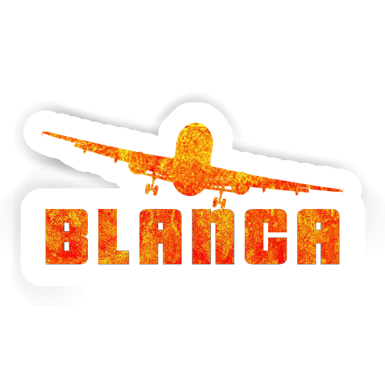 Blanca Autocollant Avion Notebook Blanca Autocollant Avion Notebook Image