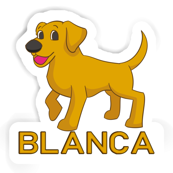 Autocollant Blanca Labrador Laptop Image