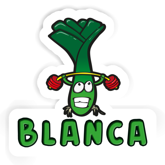 Aufkleber Lauch Blanca Notebook Image