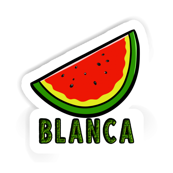 Pastèque Autocollant Blanca Image
