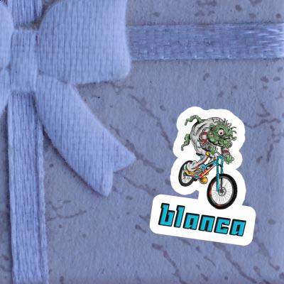 Sticker Blanca Biker Notebook Image