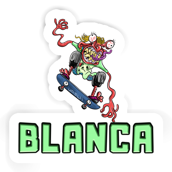 Sticker Skater Blanca Notebook Image