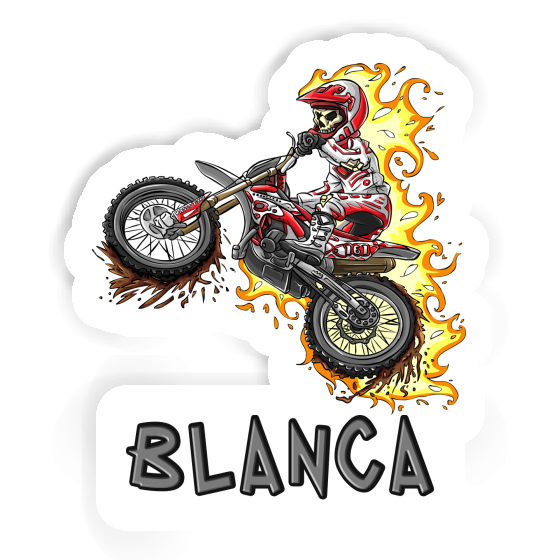 Motocrosser Autocollant Blanca Notebook Image