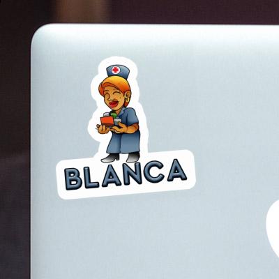 Sticker Pflegefachfrau Blanca Laptop Sticker Pflegefachfrau Blanca Laptop Image