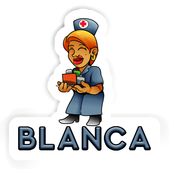 Nurse Sticker Blanca Laptop Nurse Sticker Blanca Laptop Image