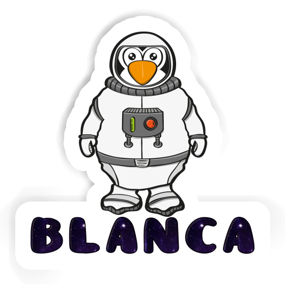 Blanca Autocollant Astronaute Notebook Image