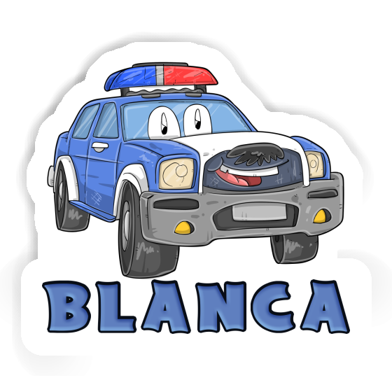 Streifenwagen Sticker Blanca Notebook Image