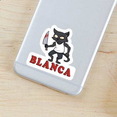 Psycho-Katze Aufkleber Blanca Notebook Psycho-Katze Aufkleber Blanca Gift package Image